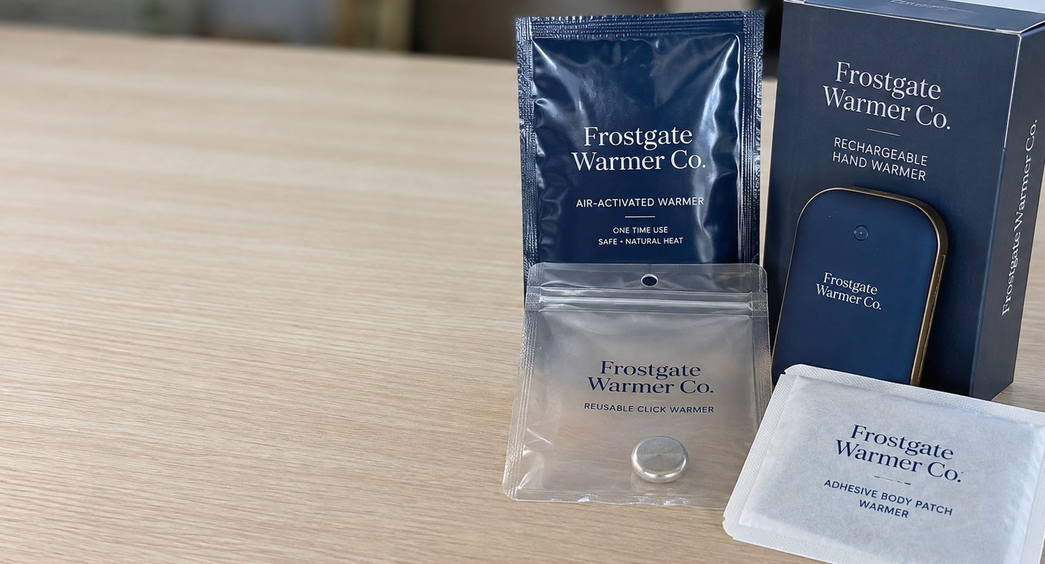 Custom printed hand warmers with logo